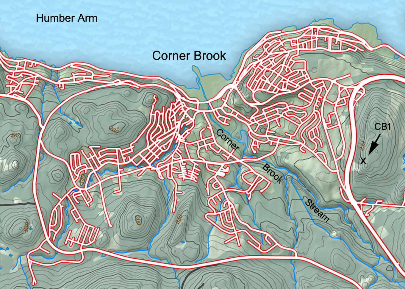 Corner Brook VR Map