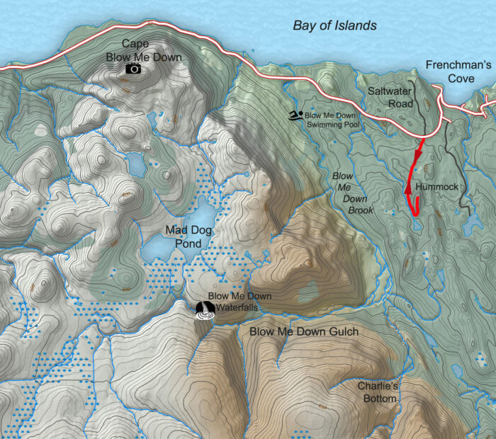 BMDN Trek 1B Map